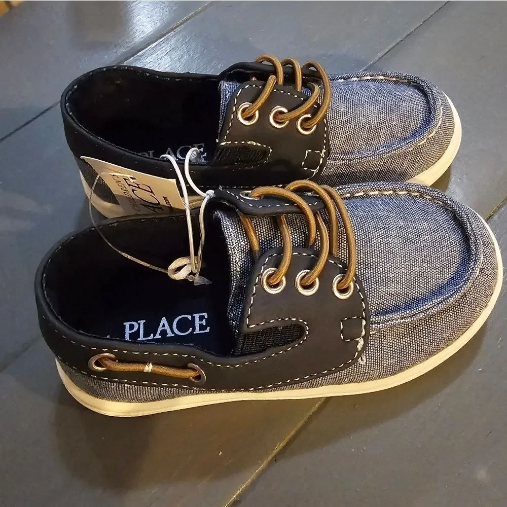 The Children’s PlaceToddler Boys Chambray Boat Shoes - Navy toddler size 7